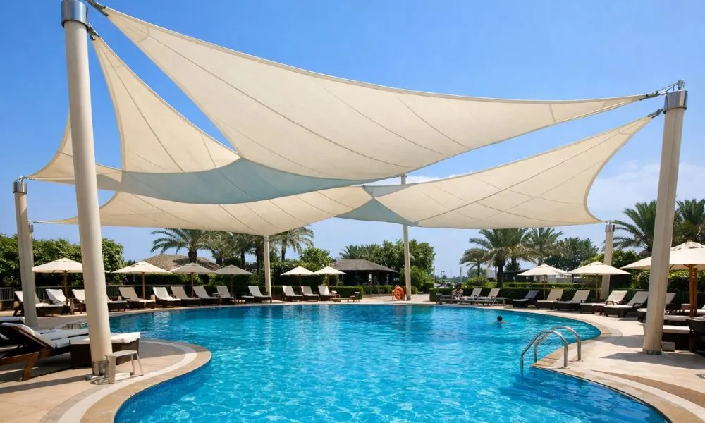 How Modern Pool Shades Enhance Comfort and Style in Dubai