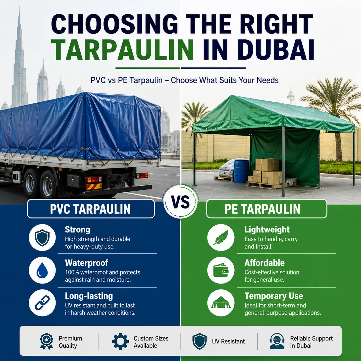 tarpaulin supplier in Dubai guide